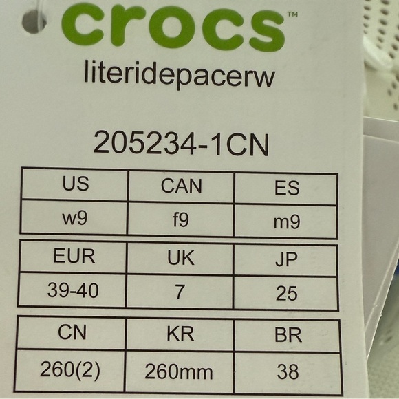 ✨Host pick✨CROCS White Perforated Casual Sneakers - Picture 6 of 8